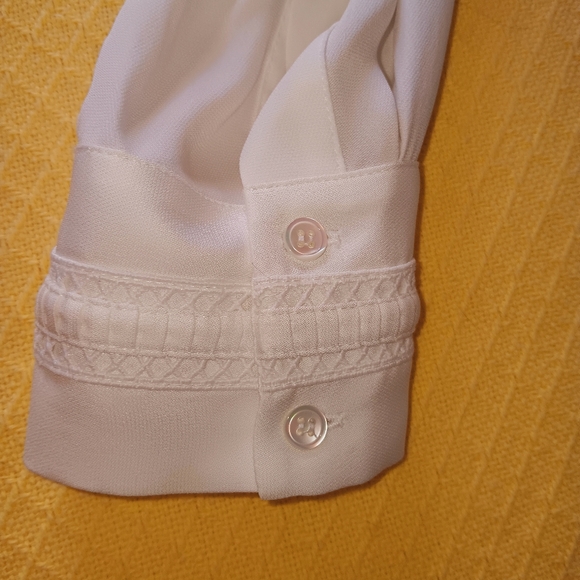 Reiss white long sleeve woman's blouse size 8 - Picture 12 of 16